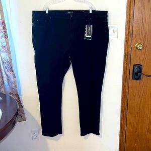 Kenneth Cole New York Black Stretch/Regular Fit Mens Jeans Size 46Wx32L NWT